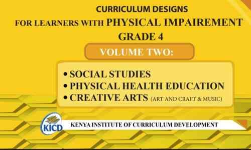 Grade 4 Physical Impairment Curriculum Designs Volume 2